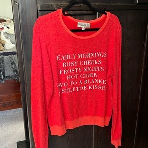 Wildfox Christmas sweatshirt